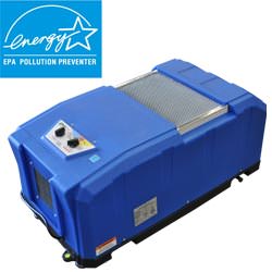 An energy efficient Energy Star rated crawl space dehumidifier installed in MA