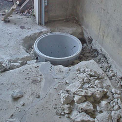 Placing a sump pit in a Salem home