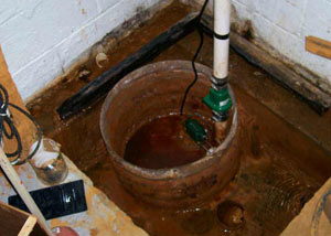 Extreme clogging and rust in a Peabody sump pump system