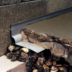 The FlowGuard thin floor weeping tile system