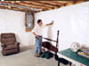 A basement wall covering for creating a vapor barrier on basement walls in Cambridge, Lowell, Boston
