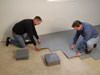 Basement Floor Matting & Vapor Barrier Tiles for carpeting and floor finishing in Lowell, Boston, Cambridge