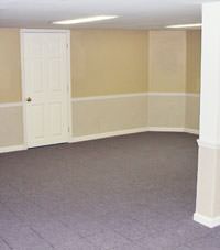Plastic 20-mil vapor barrier for dirt basements, Malden, Massachusetts installation