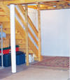 plastic basement wall panels installed in Cambridge, Massachusetts