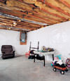 CleanSpace® basement wall vapor barrier installed in North Andover